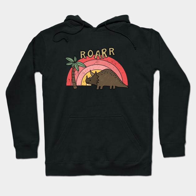 Dinosaur drawing Hoodie by valentinahramov